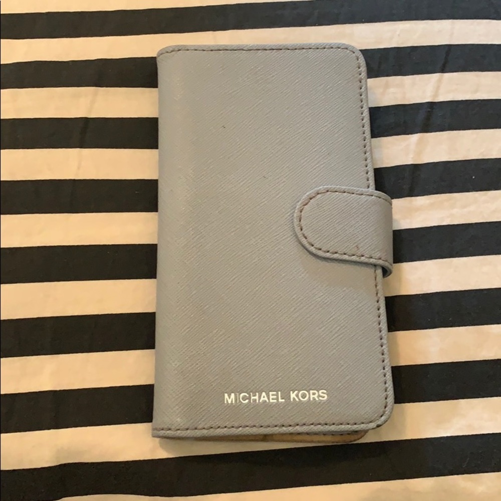 Michael kors light blue phone case